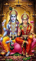 Lakshmi Narayan - लक्ष्मी-नारायण Photo, Approx. 8x12inch